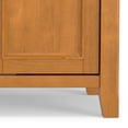 thumbnail image 4 of Amherst 54 inch Wide Solid Wood Transitional TV Stand in Light Golden Brown, 4 of 8
