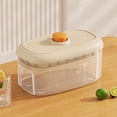 thumbnail image 4 of Ice Cube Tray Set With 56 Grids Spherical Mold Press Release Design For Home Freezer Storage 19.5 cm x 11.5 cm x 11.2 cm Plastic, 4 of 6