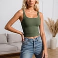 thumbnail image 1 of Women's Sleeveless Layering Tank Top for Everyday Wear Casual Summer Basic Stretch Fit Inner Layering, 1 of 5
