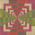 thumbnail image 1 of Ahgly Company Machine Washable Indoor Square Transitional Chestnut Red Area Rugs, 7' Square, 1 of 7