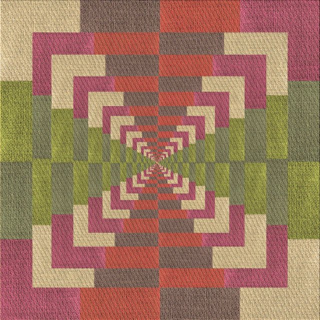 Ahgly Company Machine Washable Indoor Square Transitional Chestnut Red Area Rugs, 7' Square