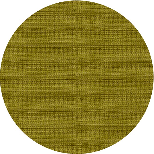 Ahgly Company Tapis d'Intérieur Lavables en Machine, Ronds, Transitionnels, Brun Bronze Foncé, Ronds de 5 Pi
