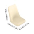 thumbnail image 3 of Dining Chair Slipcover Stretch Elastic Chair Cover Polyester, 57x48x45cm for Kitchen Living Room, Washable Pet-Friendly Protector, 1 Pack, 3 of 6
