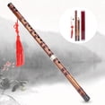 thumbnail image 1 of Khall G‑Key Bamboo Flute Dry Bitter Traditional Orchestral Instrument Set with Storage Box ZD‑02,Wind Instrument,Dry Bitter Dizi, 1 of 8