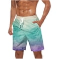 thumbnail image 2 of Weiqiqre Mens Athletic Shorts Swim Trunks Quick Dry Swim Shorts Bathing Suits with Pockets, 2 of 5