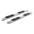 thumbnail image 1 of Aries S224045-2 Nerf Bar  With Step Pads; 4 Inch Oval Bent; Polished; Stainless Steel; With Welded End Caps; Rocker Panel Mount, 1 of 2