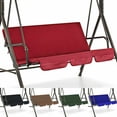 thumbnail image 4 of Housse de Chaise Balançoire Imperméable Pliable Coussin Patio Jardin Cour Extérieur Siège de Remplacement (Rouge), 4 of 7