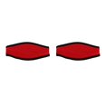 thumbnail image 4 of QualitChoice Housse de Sangle Rembourrée Ceinture de Protection pour Plongée Lunettes de Natation Sports Nautiques Coussin pour Extérieur sous-Marin Rouge 2Set, 4 of 6
