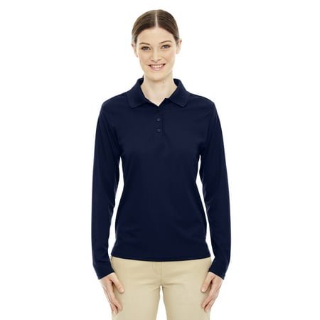 Ash City - Core 365 Polo Piqué à Manches Longues de Performance Sommet pour Dames
