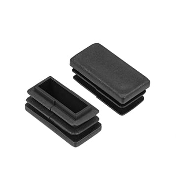 Unique Bargains Plastic Plug End Caps 30mm x 15mm Rectangular Furniture Table Chair Legs 30Pcs