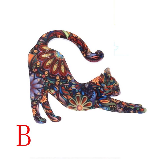 HOARBOEG New Cute Personality Pattern Brooch Brooch Jewelry Mother's Day Jewelry