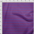 thumbnail image 3 of oneOone Viscose Jersey Fabric Chevron Block Print Fabric BTY 60 Inch Wide, 3 of 5