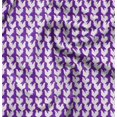 thumbnail image 1 of Soimoi Purple Rayon Fabric Hen Bird Printed Fabric 1 Yard 42 Inch Wide, 1 of 6