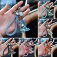 thumbnail image 2 of MesaSe Dinosaur Keychain Doll Adorable Appearance Vibrant Color Creative Shape with Colorful Bead Shatterproof Backpack Keychain Cartoon Dinosaur Pendant for Kids, 2 of 10