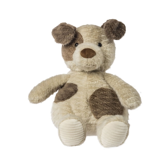 Mary Meyer - Hounds - Durango Hound plush toy featuring a soft, textured design in neutral beige and brown tones. This small stuffed dog has floppy ears, a round body, and corduroy-textured paws, making it perfect for kids and dog lovers. Machine washable and sized for little hands, ideal for on-the-go play.