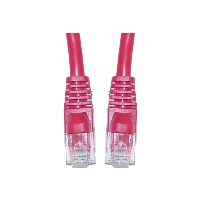 CableWholesale.com - Patch cable - RJ-45 (M) to RJ-45 (M) - 1 ft - UTP - CAT 6 - molded, stranded - red