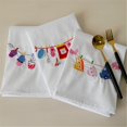 thumbnail image 4 of 3Packs Embroidered Tea Towel Embroidered Dish Towel Flour Sack Towel Tea Towel Machine Embroidery, 4 of 4