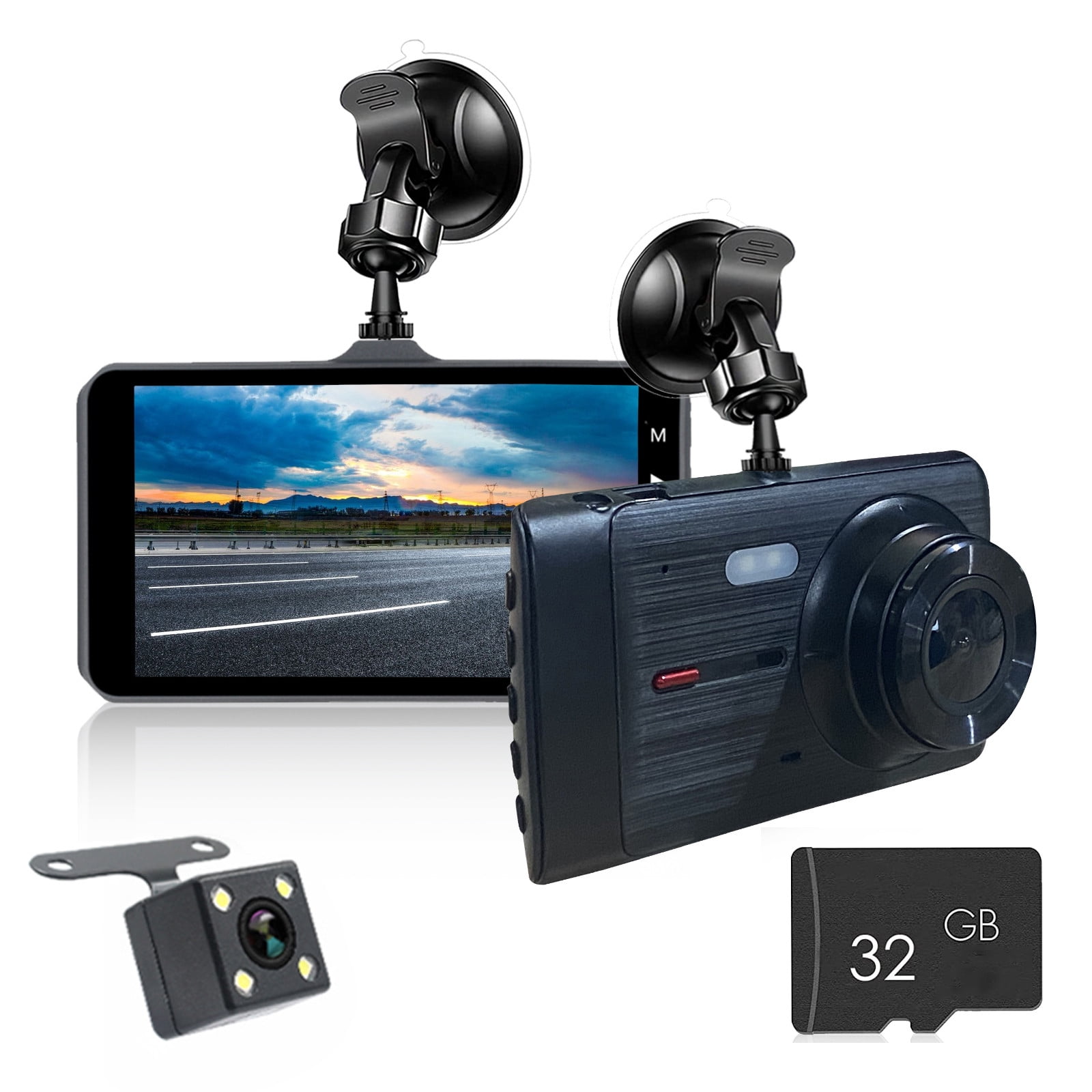 TopLLC Dash Cam 1080P For Cars 4 Inch Dashcam With Super Night Vision 170° Wide Angle Dashboard Cam Recorder Loop Recording Parking Monitor Motion Detection on Clearance