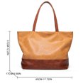 thumbnail image 4 of Ladies Tote Bag Large Capacity Fashion Dual Color Shoulder Tote Top Handle Bag, 4 of 4
