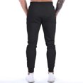 thumbnail image 4 of FAIWAD Men's Slim Sweatpants Elastic High Waist Drawstring Workout Athletic Pants with Pockets, 4 of 6