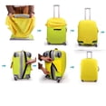thumbnail image 3 of Elastic Travel Luggage Cover Suitcase Trolley Case Protective Bag Dustproof Protector for 22-24 Inches (Purple), 3 of 4