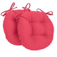 thumbnail image 2 of Coussins de Chaise Ronds Capitonnés en Sergé Uni de 16 Po (Ensemble de 2), 2 of 4