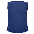 thumbnail image 4 of Débardeurs Unis pour Femmes Sans Manches à Encolure en U T-Shirt de Base Été Décontracté d'Entraînement, 4 of 7