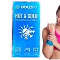 thumbnail image 1 of Boldfit Reusable Hot and Cold Ice Pack for Pain Relief - 250 * 120 mm | Ice Pack Gel for Pain Relief | Cold Ice Gel Pack for Shoulders, Knee, Back, Neck | Hot Compression Gel Pack for Pain Relief, 1 of 6