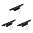 thumbnail image 2 of Redempat Strong Nylon Marine Boat Flat Top Low Cleat Rope Tie Hardware 6inch Style A 3Set, 2 of 6