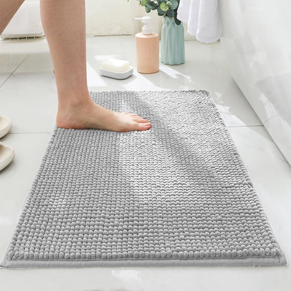 Dense Short Pile Chenille Carpet, All-Season Home Use, Bedroom Soft Absorbent Non-Slip Rug, Flooring Decor, Modern Style, Durable Material