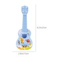 thumbnail image 3 of Rbaofujie Children's Ukulele Toy Guitar Ukulele For Kids Beginners Kids Guitar Ukulele Beginner 22 Inches Early Education Toys Musical Instrument Mini Guitar, 3 of 8