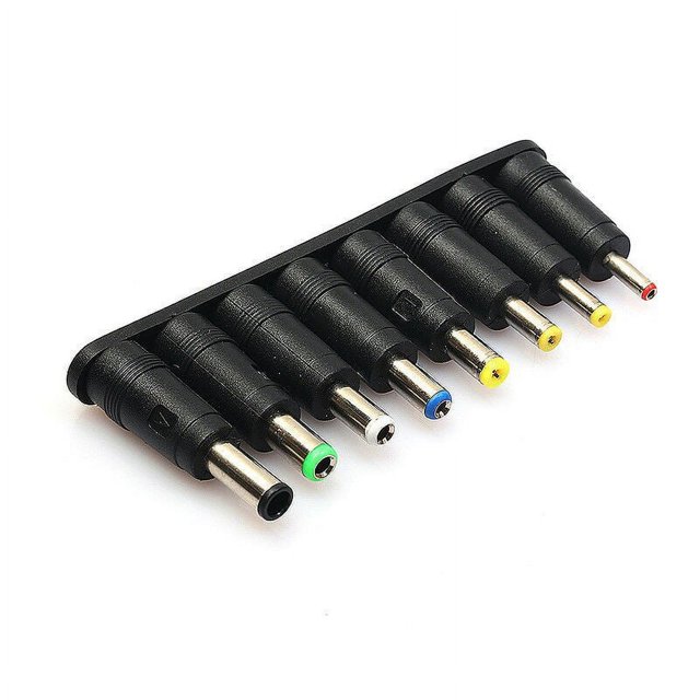Adaptateur de Chargeur d'Alimentation CA C.c. pour Ordinateur Portable Portable, 8 Pcs, Connecteur de Pointes