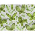 thumbnail image 5 of oneOone Rayon Light Green Fabric Insect & Floral Feather Sewing Craft Projects Fabric Prints By Yard 56 Inch Wide, 5 of 5