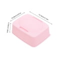 thumbnail image 2 of LOVEVER Baby Wipes Box With Flip Lid Dustproof Wet Tissue Storage Case Makeup Cotton Dispenser Portable Refillable For Nursery Bathroom Travel, 2 of 8