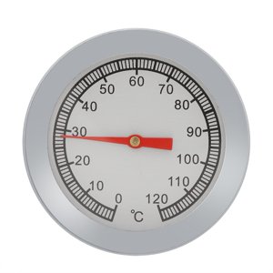 ZPSHYD Thermomètre BBQ, 1pc BBQ Pizza Grill Thermomètre Jauge de température 120 ℃ pour la Cuisson au Barbecue