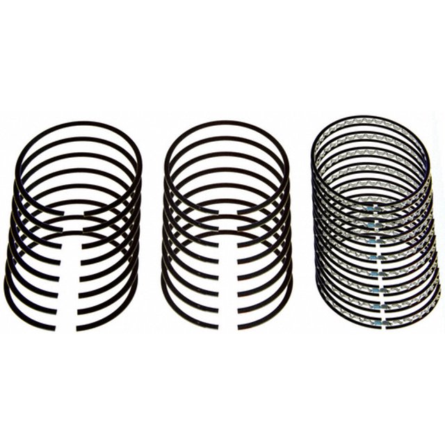 Sealed Power Engine E-233K 40 Piston Ring Set OE Replacement; Premium Piston Ring Set; With Two Sets 5/64 Inch Rings/ Single Set 3/16 Inch Rings; Premium Moly