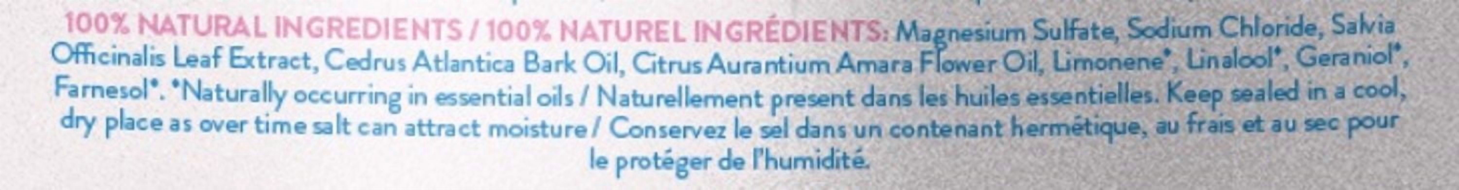 Westlab Zen - Sels de Bain d'Epsom et de l'Himalaya au Cèdre, Néroli & de sauge | 100% naturel, 100% végan, 100% exempt d'acte de cruauté envers les animaux