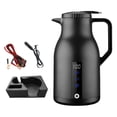 thumbnail image 4 of Car Kettle Kettle Truck Kettle Fast Heating Kettle Electric Car Kettle Tea Maker Black With Base, 4 of 9