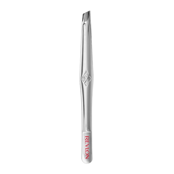 Revlon Slant Tweezer, High Precision Multipurpose Hair Removal Tool, Made With High Quality Stainless Steel
