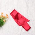 thumbnail image 4 of Ceinture en Soie pour Femmes, Couleur Unie, Simple, Classique, avec Ruban (Rouge), 4 of 8
