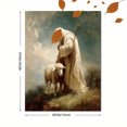 thumbnail image 3 of The Good Shepherd Religious Canvas Wall Art 15.75x11.81 Inches, 3 of 8