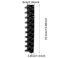 thumbnail image 3 of Organisateur de Casquettes de Baseball pour Rangement Mural avec Crochets Réglables - Solution d'Exposition Idéale pour Chapeaux et Casquettes - Support Mural Polyvalent pour Placards et Portes, 3 of 4