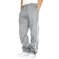 thumbnail image 1 of Men‘S Casual Solid Jogging Elastic Mid Waisted Sports Pants With Pockets Streetwear, 1 of 4