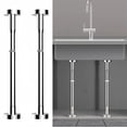 thumbnail image 4 of LEFU Stainless Steel Adjustable Kitchen Sink Bracket Support Legs, 35-50cm Height, Black, 2 Pcs, for Durable & Easy Setup for Undermount Sinks, Bottom Installation, 4 of 7