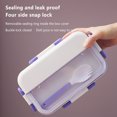 thumbnail image 4 of HAOAN Waterproof Lunch Box with Compartment Plastic Lunch Box Microwave Sealed s School Lunch Plate Kitchen Food Storage Container Closure Bags & lids & Boxes Extra&nbsp;Savings, 4 of 8