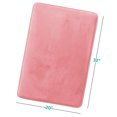 thumbnail image 3 of 1 Large Clara Clark Bath Mat Bathroom Rug - Absorbent Memory Foam Bath Rugs - Non-Slip, Thick, Cozy Velvet Feel Microfiber Bathrug, Plush Shower, Toilet- Floor Bathmats Carpet - Pink - 20"x32", 3 of 6