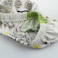 thumbnail image 3 of Housse de Bureau Housse Universelle Extensible pour Siège, Blanc-Feuilles 1, 3 of 5