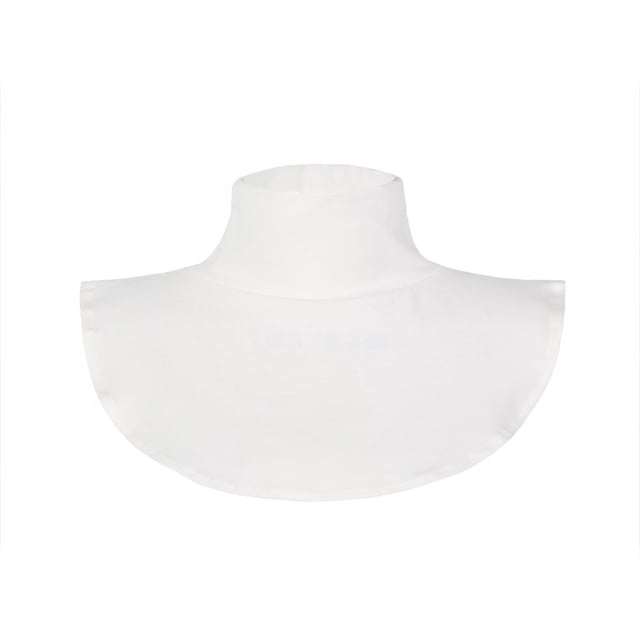 MesaSe Les Faux Cols pour Femmes à Rayures/col Roulé Solide Portent une Taille Extérieure Ou en Pull Blanc
