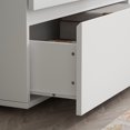 thumbnail image 3 of OXYLIFE Commode Blanche à 3 Tiroirs, Commode en Bois Armoire Verticale Organisateur de Rangement pour Chambre, Salon, Couloir, 3 of 5