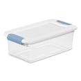 thumbnail image 1 of Sterilite Plastic 6 Quart Storage Box Container with Latching Lid, 24 Pack, 1 of 11